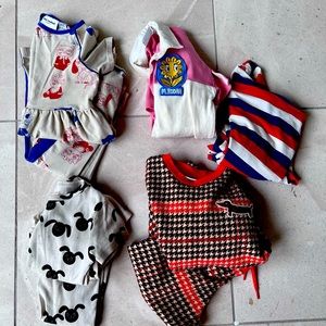 Lot of Mini Rodini girls outfits size 104-110 (size 3-5)